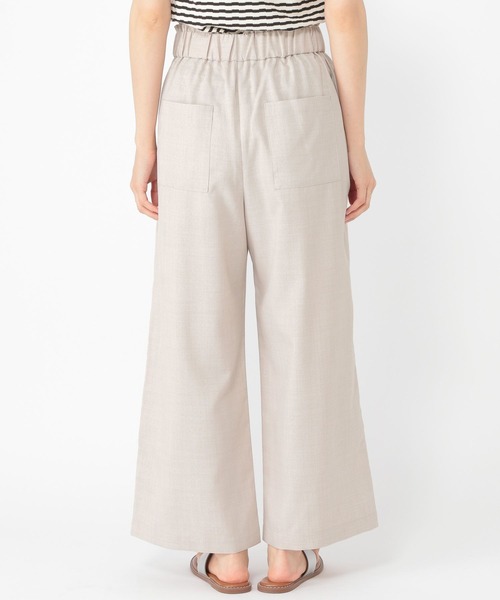 studio CLIP（スタディオクリップ）の「【紫外線防止/接触冷感/イージーケア/マシンウォッシャブル】オールイージーワイドストレートパンツ（その他パンツ・レディース・ネイビー/ライトグレー/ブラック・MEDIUM/LARGE）」の22枚目の写真