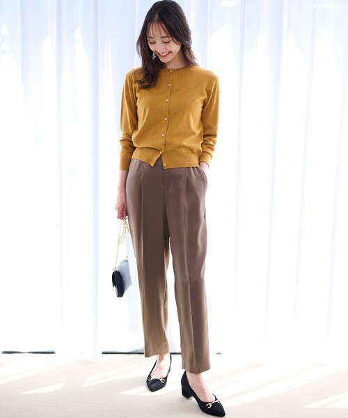 ANY SIS（エニィスィス）の「【洗える】サテンドロストイージー パンツ（その他パンツ・レディース・パープル系/グレー系/ダークブラウン系・4）」の4枚目の写真