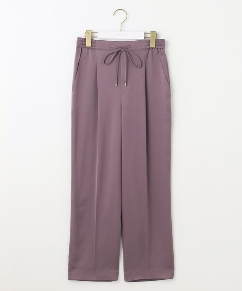 ANY SIS（エニィスィス）の「【洗える】サテンドロストイージー パンツ（その他パンツ・レディース・パープル系/グレー系/ダークブラウン系・4）」の20枚目の写真