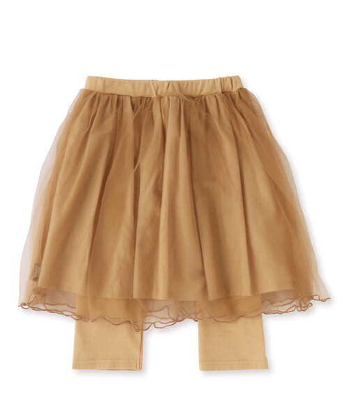 Noeil aime BeBe（ノイユエイムベベ）の「チュールスカート付きスパッツ(90~130cm)（スカート・キッズ・ベージュ/グレー・90cm/100cm/110cm/120cm/130cm）」の11枚目の写真