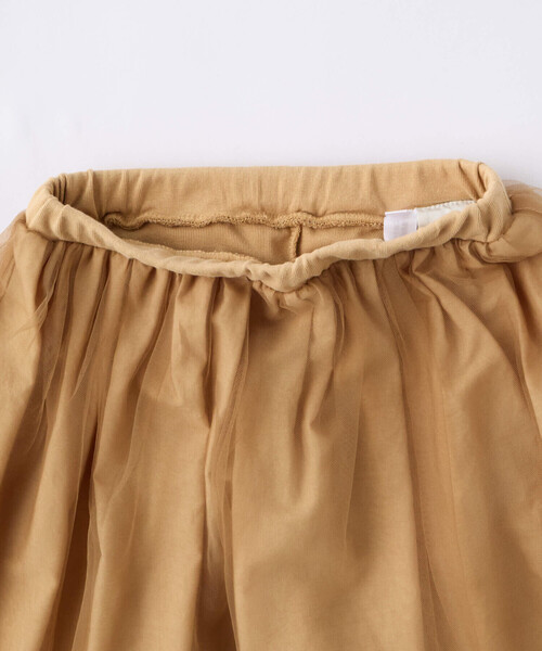 Noeil aime BeBe（ノイユエイムベベ）の「チュールスカート付きスパッツ(90~130cm)（スカート・キッズ・ベージュ/グレー・90cm/100cm/110cm/120cm/130cm）」の14枚目の写真