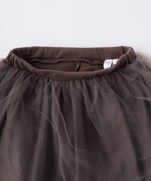 Noeil aime BeBe（ノイユエイムベベ）の「チュールスカート付きスパッツ(90~130cm)（スカート・キッズ・ベージュ/グレー・90cm/100cm/110cm/120cm/130cm）」の20枚目の写真