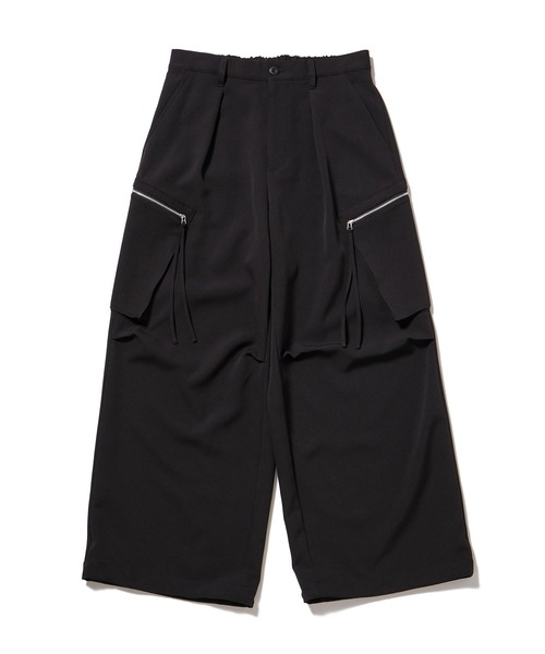 JUNRED(ジュンレッド)の「【セットアップ対応】ジップポケットカーゴパンツ(カーゴパンツ・メンズ・ブラック/ベージュ系その他/チャコールグレー・S/M/L)」の12枚目の写真