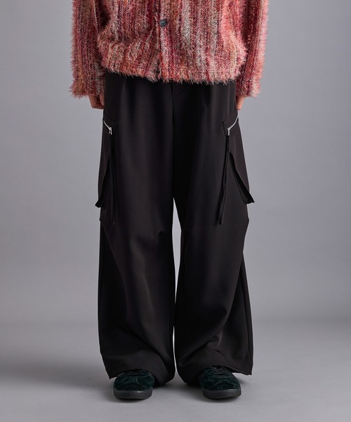 JUNRED(ジュンレッド)の「【セットアップ対応】ジップポケットカーゴパンツ(カーゴパンツ・メンズ・ブラック/ベージュ系その他/チャコールグレー・S/M/L)」の16枚目の写真