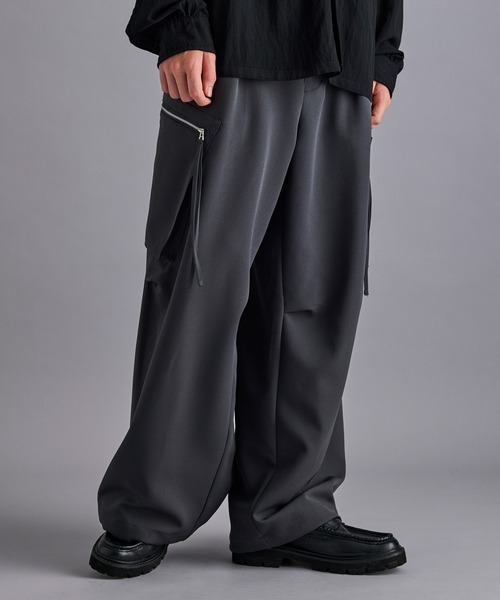 JUNRED(ジュンレッド)の「【セットアップ対応】ジップポケットカーゴパンツ(カーゴパンツ・メンズ・ブラック/ベージュ系その他/チャコールグレー・S/M/L)」の19枚目の写真