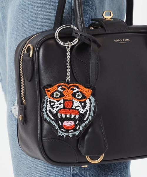 AP STUDIO(エーピーストゥディオ)の「【TianaDesigns】別注Tiger key ring(キーケース/キーアクセサリー・レディース・イエロー・FREE)」の1枚目の写真