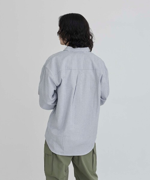 coen（コーエン）の「ワンポイントベア刺繍レギュラーカラーシャツ（シャツ/ブラウス・メンズ・ホワイト/ライトブルー/その他1/ネイビー・M/S/XL/L）」の20枚目の写真