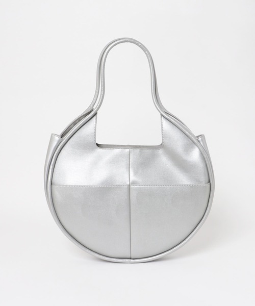 SENSE OF PLACE by URBAN RESEARCH（センスオブプレイスバイアーバンリサーチ）の「アウトポケットムーンバッグ（ハンドバッグ・レディース・シルバー/ブラック・ONE）」の10枚目の写真