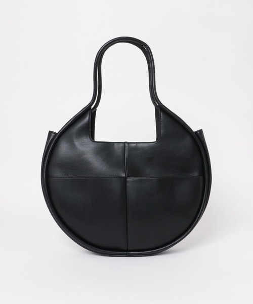 SENSE OF PLACE by URBAN RESEARCH（センスオブプレイスバイアーバンリサーチ）の「アウトポケットムーンバッグ（ハンドバッグ・レディース・シルバー/ブラック・ONE）」の11枚目の写真