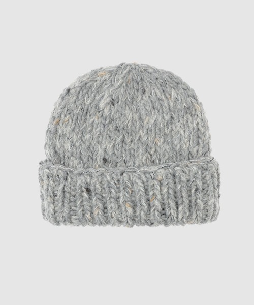 GANNI(ガニー)の「Chunky Marled Handknit Beanie(ニットキャップ/ビーニー・レディース・グレー・ONE SIZE)」の2枚目の写真