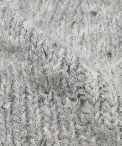 GANNI(ガニー)の「Chunky Marled Handknit Beanie(ニットキャップ/ビーニー・レディース・グレー・ONE SIZE)」の6枚目の写真