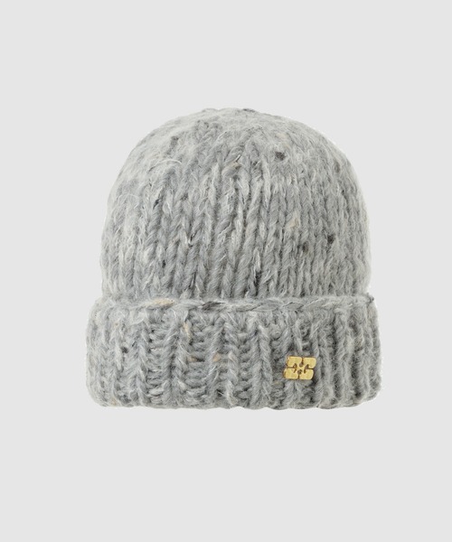 GANNI(ガニー)の「Chunky Marled Handknit Beanie(ニットキャップ/ビーニー・レディース・グレー・ONE SIZE)」の7枚目の写真