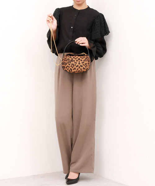 cache cache（カシュ カシュ）の「カシュカシュ cachecache / ラウンド型チェーンミニショルダーバッグ（ショルダーバッグ・レディース・ブラック/レオパード・FREE）」の21枚目の写真