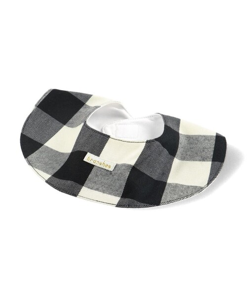 BRANSHES（ブランシェス）の「【おそろい】チェックスタイ（スタイ/よだれかけ・キッズ・ブラウン/ブラック・FREE）」の10枚目の写真