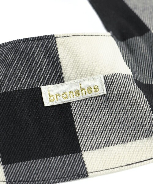 BRANSHES（ブランシェス）の「【おそろい】チェックスタイ（スタイ/よだれかけ・キッズ・ブラウン/ブラック・FREE）」の6枚目の写真