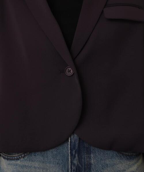 SENSE OF PLACE by URBAN RESEARCH(センスオブプレイスバイアーバンリサーチ)の「クロップドテーラードジャケット(その他アウター・レディース・モカ/チャコールグレー・ONE)」の12枚目の写真