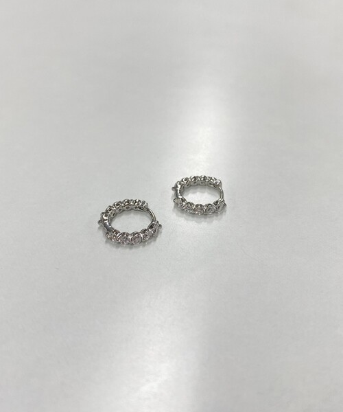 fredy emue（フレディエミュ）の「プチジルコニアリングピアス（ピアス（両耳用）・レディース・ゴールド/シルバー・FREE）」の9枚目の写真
