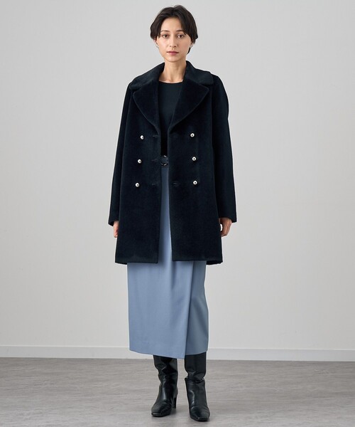 セール】アルパカシャギーピーコート（ピーコート）｜ANAYI（アナイ