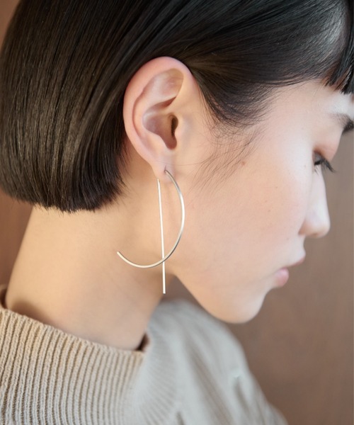 ハーフサークルピアス（ピアス（両耳用））｜AIC.（エーアイシー