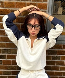 ROXY（ロキシー）の「【ZOZO限定アイテム】SATURN WAVES/ロキシーハーフジップスウェットトレーナー（スウェット）」