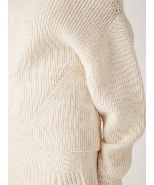 LILY BROWN（リリーブラウン）の「オフショルダーラメニットセットアップ（ワンピース・レディース・ピンク系その他/オフホワイト/ブルー・FREE）」の18枚目の写真