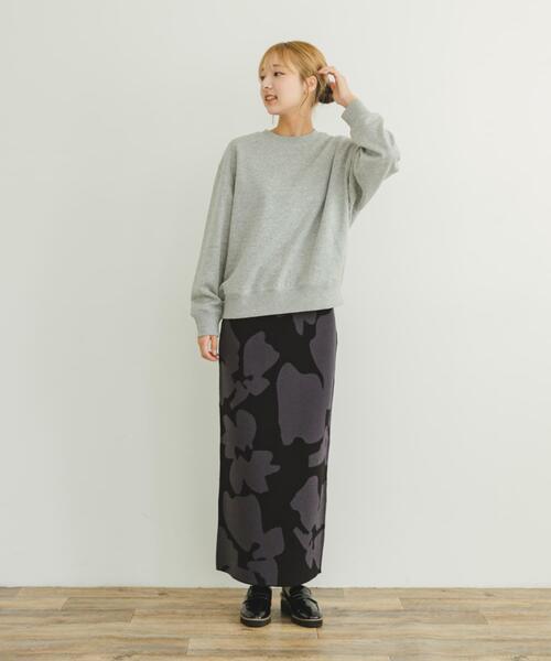 ITEMS URBANRESEARCH（アイテムズ アーバンリサーチ）の「ニットロングスカート（スカート・レディース・ブラウン系その他/ブラック系その他/ダークブラウン・FREE）」の9枚目の写真