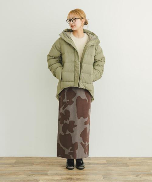 ITEMS URBANRESEARCH（アイテムズ アーバンリサーチ）の「ニットロングスカート（スカート・レディース・ブラウン系その他/ブラック系その他/ダークブラウン・FREE）」の17枚目の写真