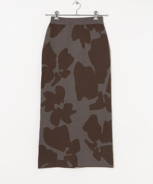 ITEMS URBANRESEARCH（アイテムズ アーバンリサーチ）の「ニットロングスカート（スカート・レディース・ブラウン系その他/ブラック系その他/ダークブラウン・FREE）」の18枚目の写真