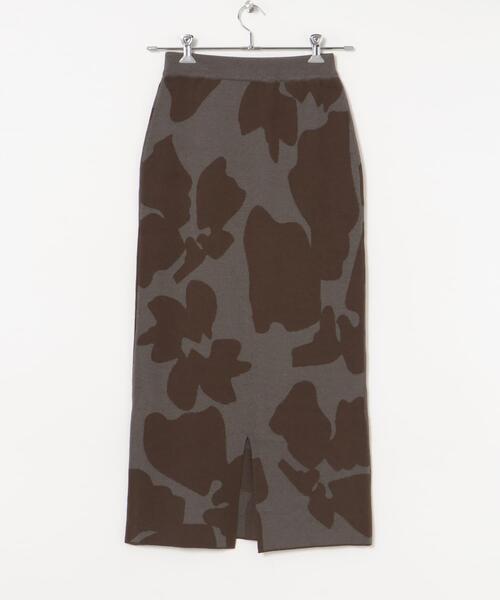 ITEMS URBANRESEARCH（アイテムズ アーバンリサーチ）の「ニットロングスカート（スカート・レディース・ブラウン系その他/ブラック系その他/ダークブラウン・FREE）」の20枚目の写真