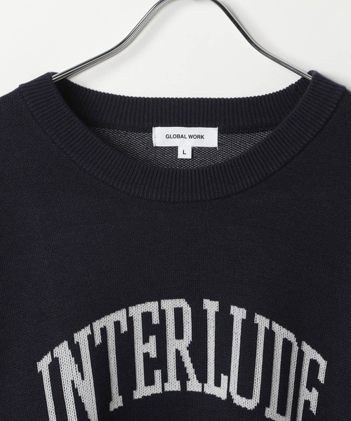 ままま GLOBAL WORK（グローバルワーク）の「アンチピリングニット/ロゴ