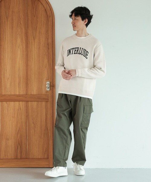 セール】アンチピリングニット/ロゴ/116382（ニット/セーター