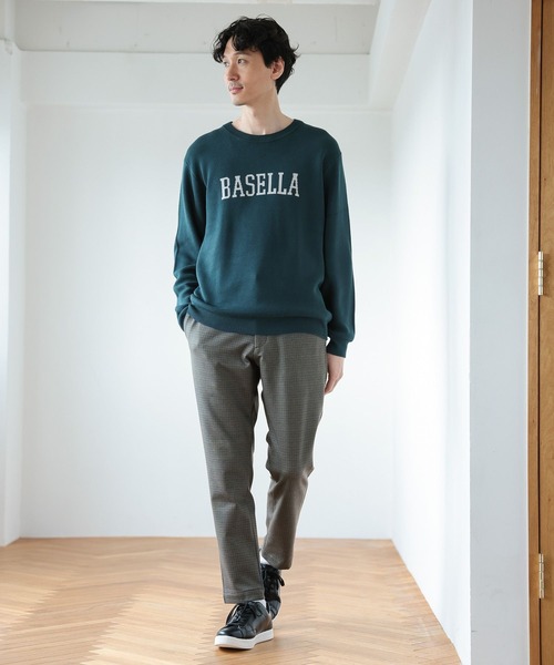 セール】アンチピリングニット/ロゴ/116382（ニット/セーター