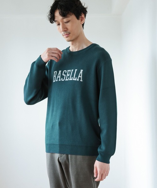 セール】アンチピリングニット/ロゴ/116382（ニット/セーター