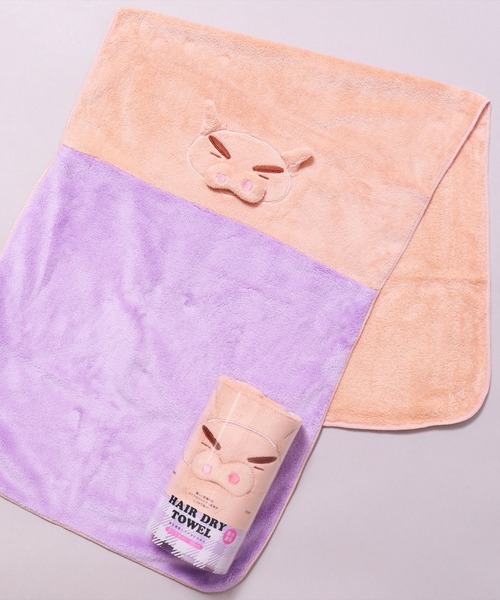 BAYBLO（ベイブロ）の「(SK)【クレヨンしんちゃん】吸水速乾 マイクロファイバー ヘアドライ タオル（タオル・キッズ・ホワイト系/スカイブルー系/ライラック系/ピンク系・ONE SIZE）」の12枚目の写真