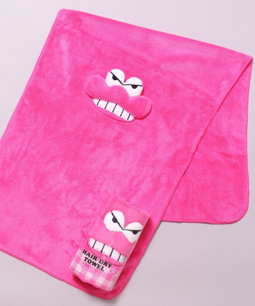 BAYBLO（ベイブロ）の「(SK)【クレヨンしんちゃん】吸水速乾 マイクロファイバー ヘアドライ タオル（タオル・キッズ・ホワイト系/スカイブルー系/ライラック系/ピンク系・ONE SIZE）」の15枚目の写真