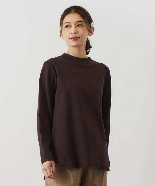 【セール】モックネックプルオーバー（Tシャツ/カットソー）｜LOGEMENT DE CLAIRE（ロジュモンドクレール）