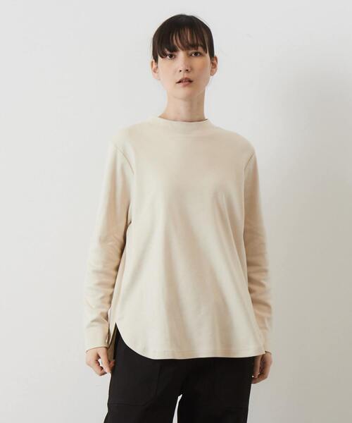 【セール】モックネックプルオーバー（Tシャツ/カットソー）｜LOGEMENT DE CLAIRE（ロジュモンドクレール）Tシャツ/カットソー