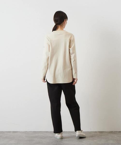 【セール】モックネックプルオーバー（Tシャツ/カットソー）｜LOGEMENT DE CLAIRE（ロジュモンドクレール）
