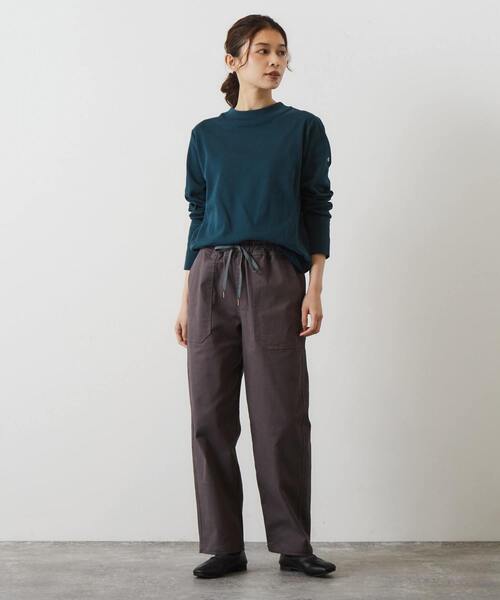 【セール】モックネックプルオーバー（Tシャツ/カットソー）｜LOGEMENT DE CLAIRE（ロジュモンドクレール）