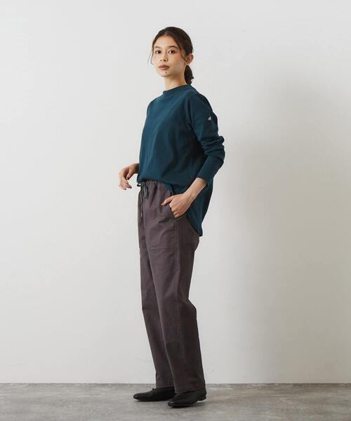 【セール】モックネックプルオーバー（Tシャツ/カットソー）｜LOGEMENT DE CLAIRE（ロジュモンドクレール）