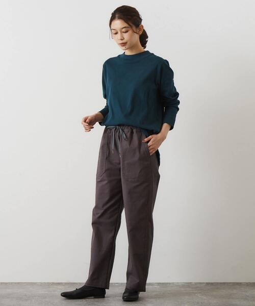 【セール】モックネックプルオーバー（Tシャツ/カットソー）｜LOGEMENT DE CLAIRE（ロジュモンドクレール）