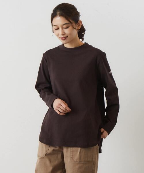 【セール】モックネックプルオーバー（Tシャツ/カットソー）｜LOGEMENT DE CLAIRE（ロジュモンドクレール）