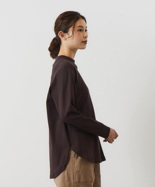 【セール】モックネックプルオーバー（Tシャツ/カットソー）｜LOGEMENT DE CLAIRE（ロジュモンドクレール）