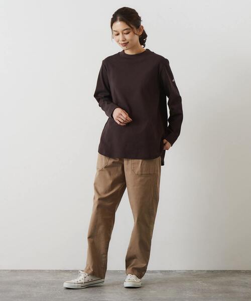 【セール】モックネックプルオーバー（Tシャツ/カットソー）｜LOGEMENT DE CLAIRE（ロジュモンドクレール）