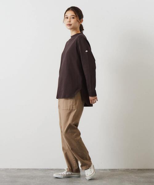 【セール】モックネックプルオーバー（Tシャツ/カットソー）｜LOGEMENT DE CLAIRE（ロジュモンドクレール）