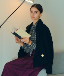 YECCA VECCA | ビッグカラーウールショートコート(その他アウター)