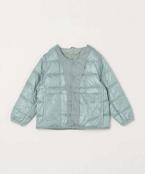 TAION（タイオン）の「TAION: クルーネック ボタン ダウン カーディガン<KIDS>（ダウンジャケット/コート・キッズ・ブラウン/ブラック/オリーブ/ライトブルー・130/150/110）」の21枚目の写真