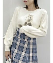 dazzlin | CATシャギージャカードニットプルオーバー(ニット/セーター)