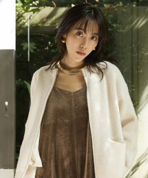 Edit Sheen | ニットジップカーディガン(カーディガン/ボレロ)