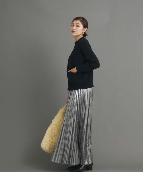 Edit Sheen（エディットシーン）の「ニットジップカーディガン（カーディガン/ボレロ・レディース・オフホワイト/キャメル/ブラック・M）」の17枚目の写真